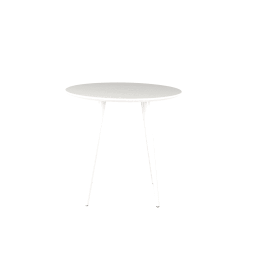 Mesa de cozinha ARO fixa MDF 80x80cm branca