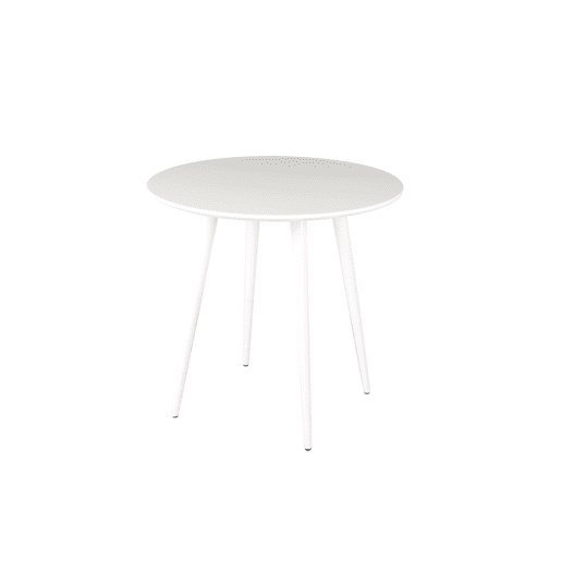 Mesa de cozinha ARO fixa MDF 80x80cm branca