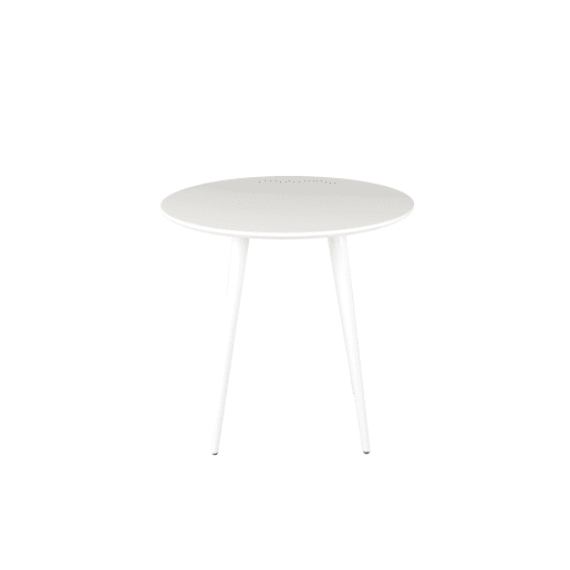 Mesa de cozinha ARO fixa MDF 80x80cm branca