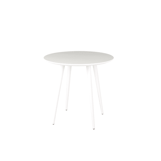 Mesa de cozinha ARO fixa MDF 80x80cm branca