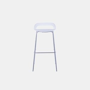 Banco alto STAR branco fixo 86,5cm de altura