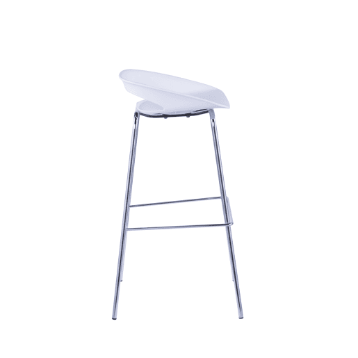 Banco alto STAR branco fixo 86,5cm de altura
