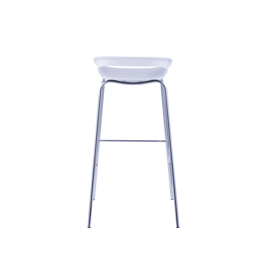 Banco alto STAR branco fixo 86,5cm de altura