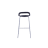 Banco alto STAR preto fixo 86,5cm de altura