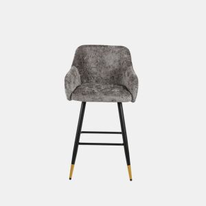 Banco alto ROYAL castanho fixo 94cm de altura