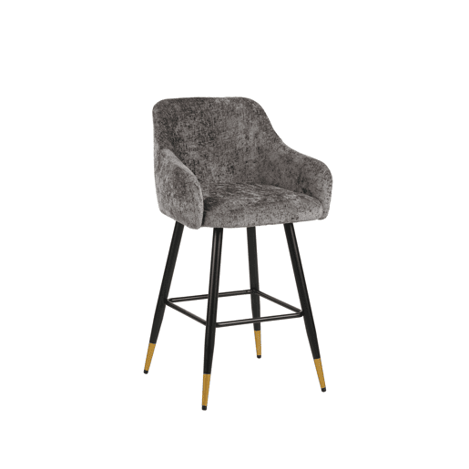Banco alto ROYAL castanho fixo 94cm de altura