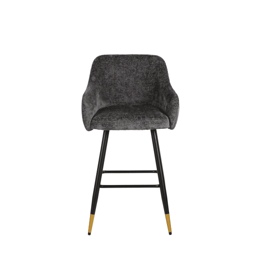 Banco alto ROYAL cinza escuro fixo 94cm de altura