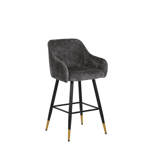 Banco alto ROYAL cinza escuro fixo 94cm de altura