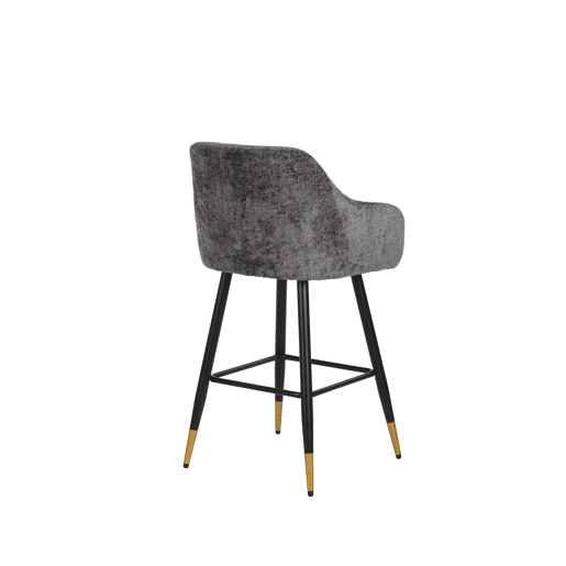 Banco alto ROYAL cinza escuro fixo 94cm de altura