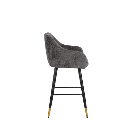 Banco alto ROYAL cinza escuro fixo 94cm de altura