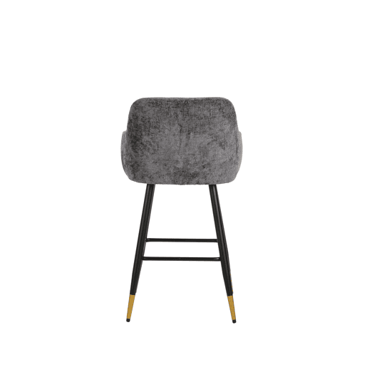 Banco alto ROYAL cinza escuro fixo 94cm de altura