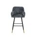 Taburete alto ROYAL fijo 94cm de alto Taburete alto ROYAL fijo 94cm de alto Azul