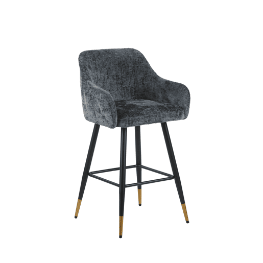 Banco alto ROYAL azul fixo 94cm de altura