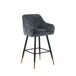 Taburete alto ROYAL fijo 94cm de alto Taburete alto ROYAL fijo 94cm de alto Azul