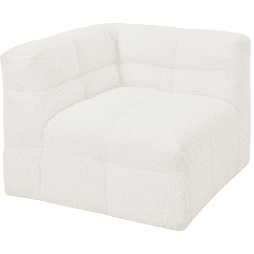Chaise longue 3 lugares GINGER reversível branca
