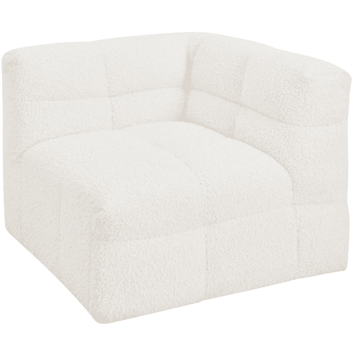 Chaise longue 3 lugares GINGER reversível branca