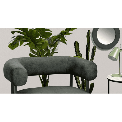 Cadeirão decorativo AMAL verde