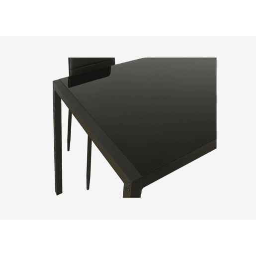 Conjunto de mesa com 4 cadeiras JET preto