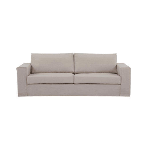 Sofá fixo 3 lugares JUNO cor bege Sofá fixo 3 lugares JUNO cor bege