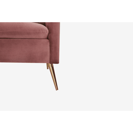 Cadeirão decorativo MINERVA rosa