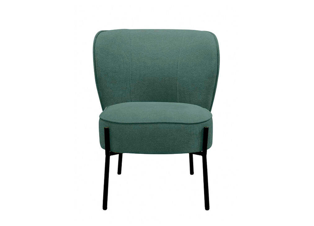 Sillón HESTIA decorativo verde oscuro