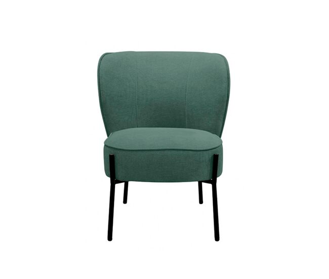 Sillón hestia decorativo verde oscuro