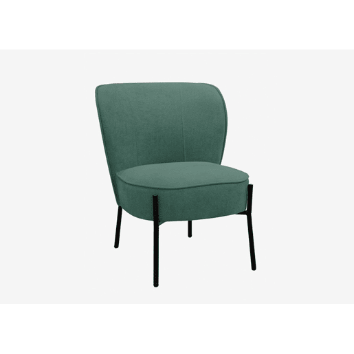 Cadeirão decorativo HESTIA verde escuro