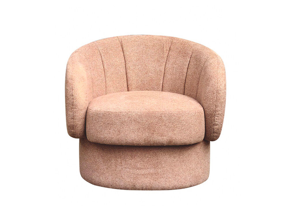 Sillón decorativo MELY color rosa