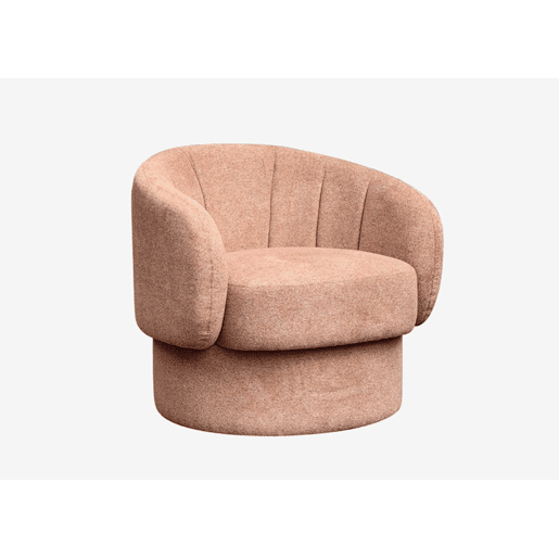 Cadeirão MELY decorativo cor rosa