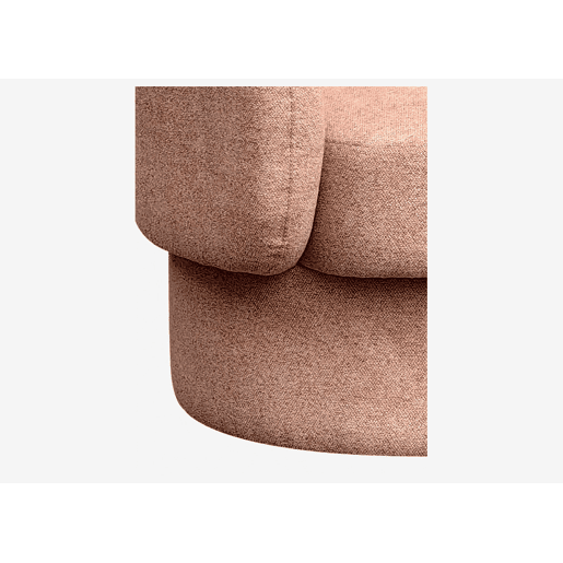 Cadeirão MELY decorativo cor rosa