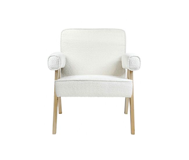 Sillón decorativo ARTEMISA blanco