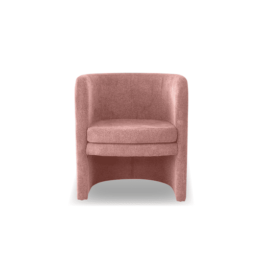 Cadeirão decorativa cor rosa HEBE Cadeirão decorativa cor rosa HEBE