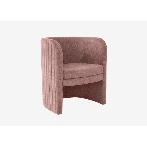 Cadeirão decorativa cor rosa HEBE Cadeirão decorativa cor rosa HEBE