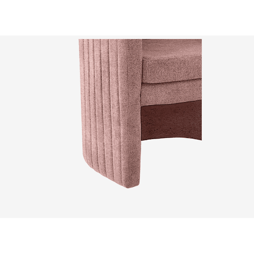 Cadeirão decorativa cor rosa HEBE Cadeirão decorativa cor rosa HEBE