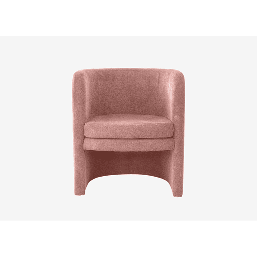 Cadeirão decorativa cor rosa HEBE Cadeirão decorativa cor rosa HEBE