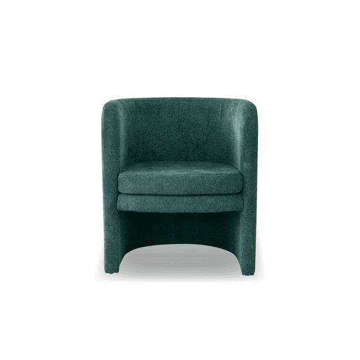 Cadeirão decorativo HEBE verde escuro