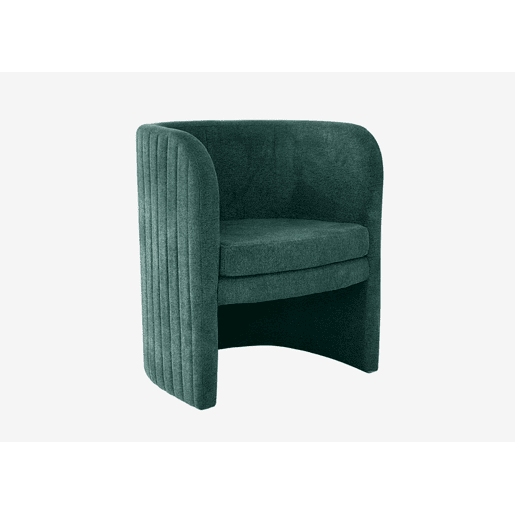 Cadeirão decorativo HEBE verde escuro