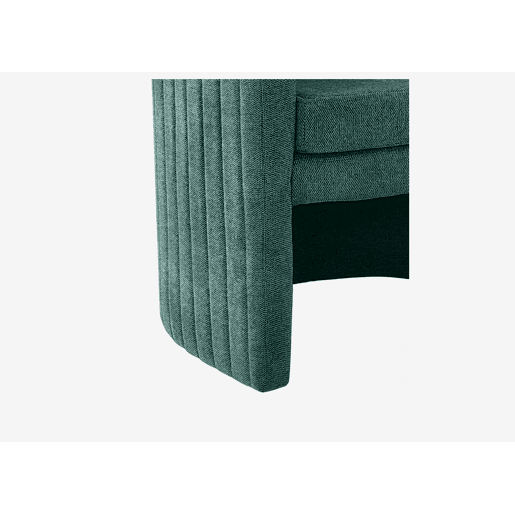 Cadeirão decorativo HEBE verde escuro