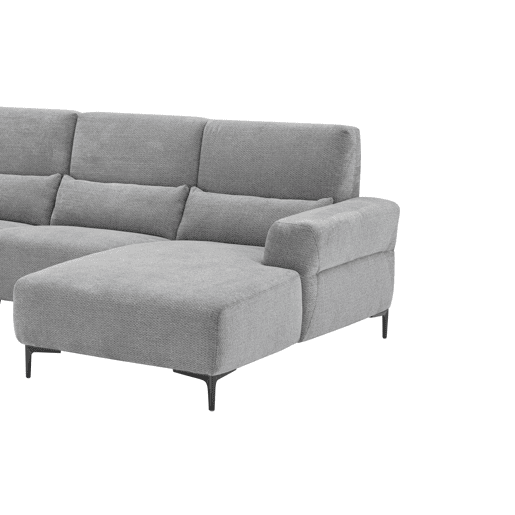 Chaise longue relax 4 lugares relax elétrica dereita cinza