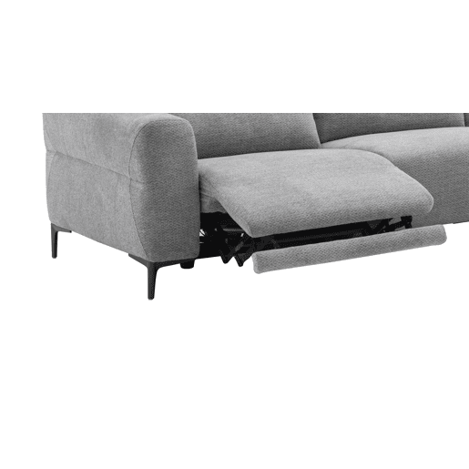 Chaise longue relax 4 lugares relax elétrica dereita cinza