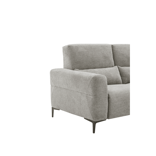 Chaise longue relax 4 lugares elétrica LEANIS dereita bege Chaise longue relax 4 lugares elétrica LEANIS dereita bege