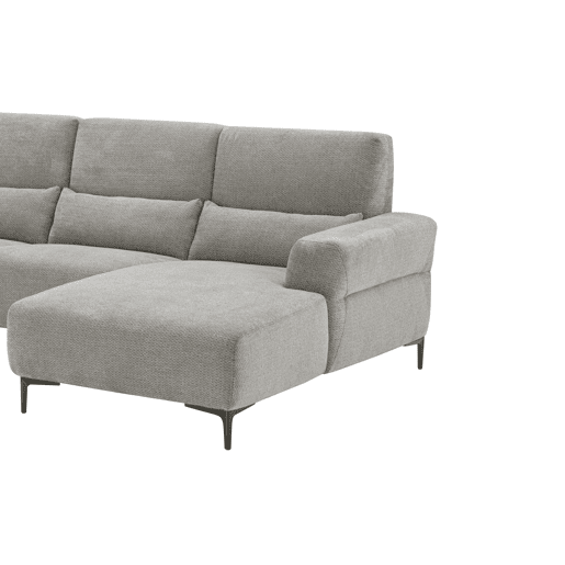 Chaise longue relax 4 lugares elétrica LEANIS dereita bege Chaise longue relax 4 lugares elétrica LEANIS dereita bege
