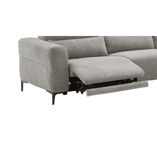 Chaise longue relax 4 lugares elétrica LEANIS dereita bege Chaise longue relax 4 lugares elétrica LEANIS dereita bege