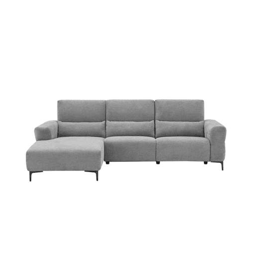 Chaise longue relax 4 lugares relax elétrica esquerda cinza
