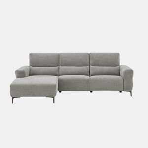 Chaise longue relax 4 lugares relax elétrica esquerda bege