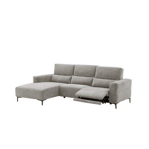 Chaise longue relax 4 lugares relax elétrica esquerda bege