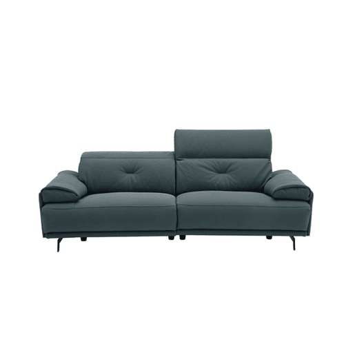 Sofá SIARA 3 lugares relax elétrico cinza