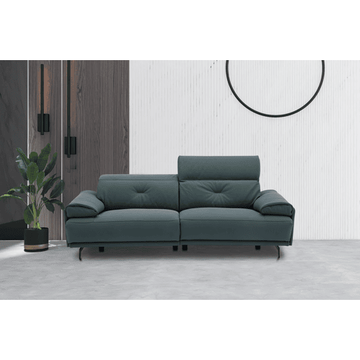 Sofá SIARA 3 lugares relax elétrico cinza