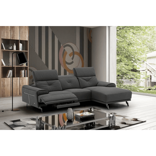 Chaise longue SIARA relax elétrica dereita 3 lugares azul