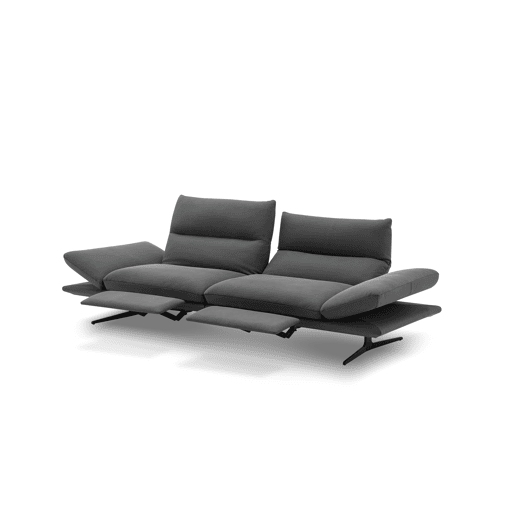 Sofá AGATA relax elétrico 4 lugares preto Sofá AGATA relax elétrico 4 lugares preto